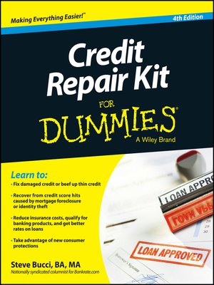 cover image of Credit Repair Kit For Dummies